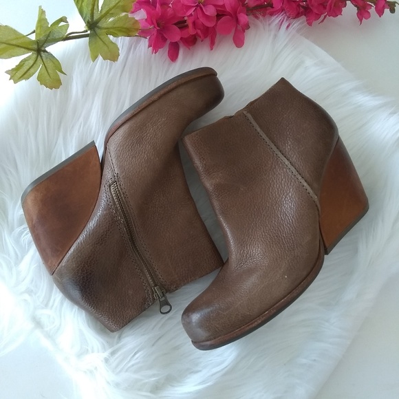 Kork-Ease Shoes - Kork Ease Natalya Full Grain Leather Ankle Booties